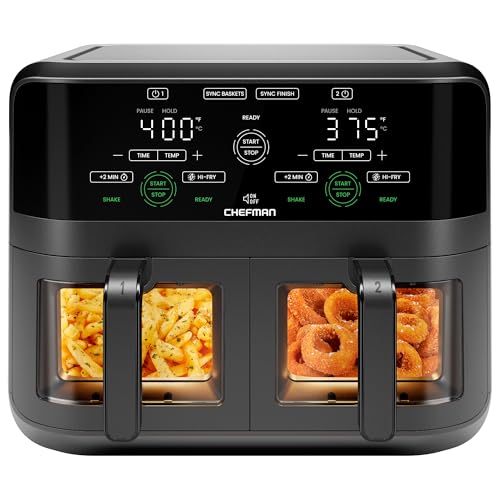 Chefman 6 Qt. Dual Basket Air Fryer