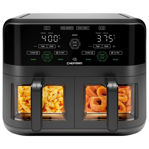 Chefman 6 Qt. Dual Basket Air Fryer