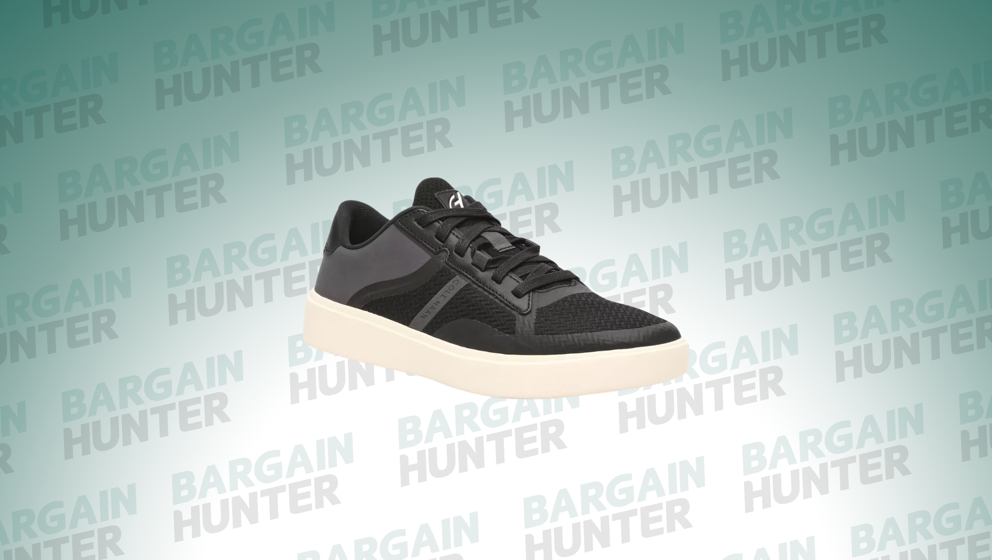 Selection of Adidas and Cole Haan shoes on clearance at DSW on Bargain Hunter background