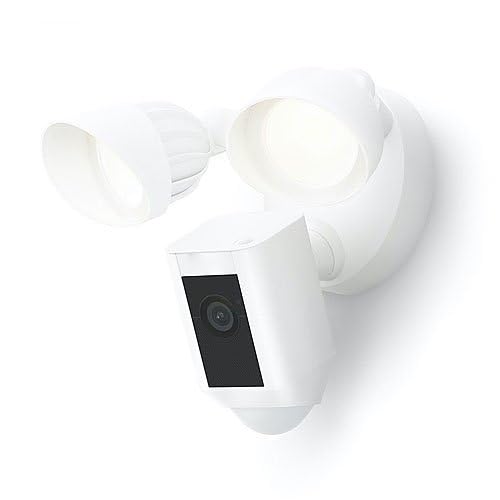 Floodlight Cam Wired Plus, Outdoor IP Camera, White (B08F6GPQQ7)