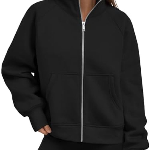 Trendy Queen Womens Zip Up Hoodie