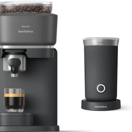 Philips Baristina Espresso Machine+Milk Frother Bundle