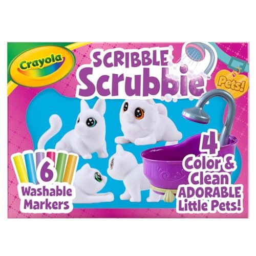 Crayola Scribble Scrubbies Tub Set (4 Pets)