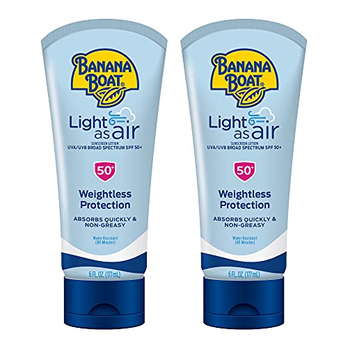 Banana Boat Light As Air Sunscreen Lotion SPF 50 Twin Pack