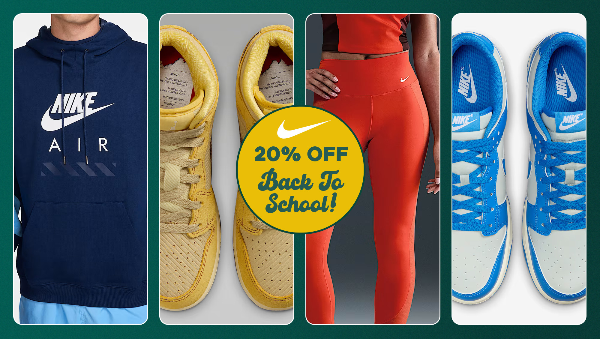 Nike back-to-school sale 2025 – sneakers, hoodies, joggers and more up to 50% off