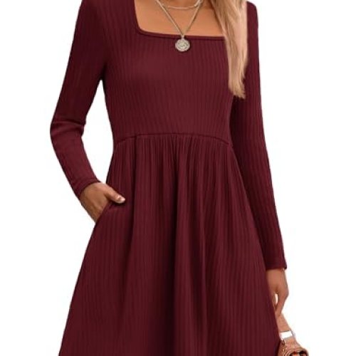 Zeagoo Fall Dress 2025 Knit Dress