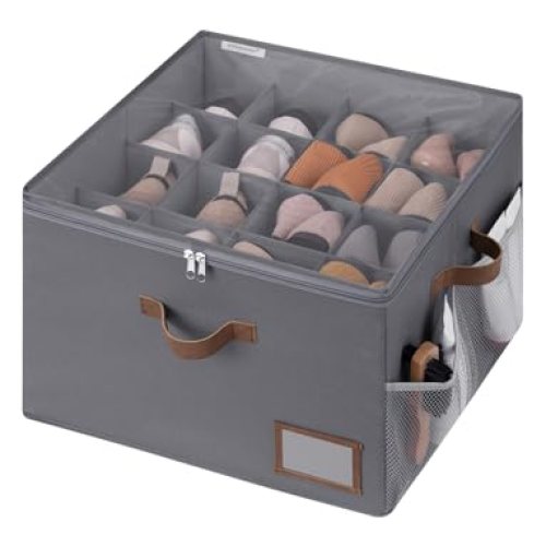 StorageWorks Shoe Organizer for Closet, Fits up to 16 Pairs