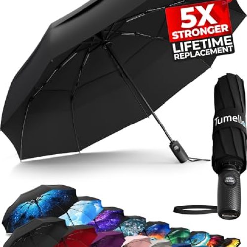 Strong, Windproof, Compact Travel Umbrella
