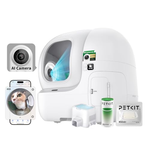 PETKIT AI-Camera Self Cleaning Cat Litter Box