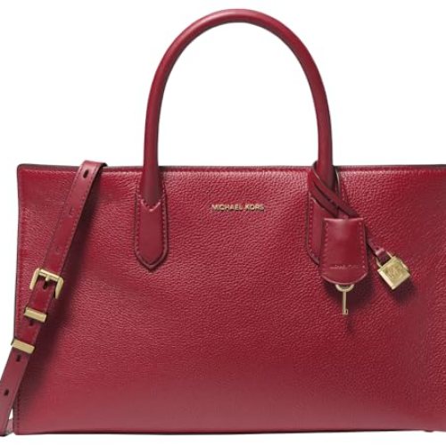 Michael Kors Scarlett Medium Satchel, Gold-Tone Hardware
