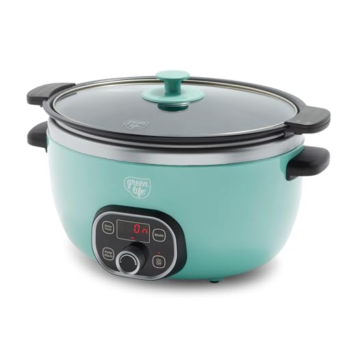 GreenLife 6 Quart Ceramic Slow Cooker