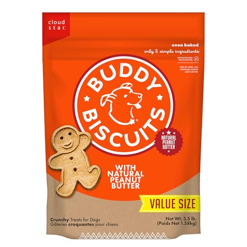 Buddy Biscuits 3.5 lbs. Bag of Crunchy Dog Treats