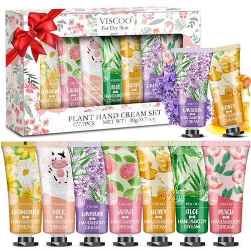 7 Pack Hand Cream Gifts Set for Women