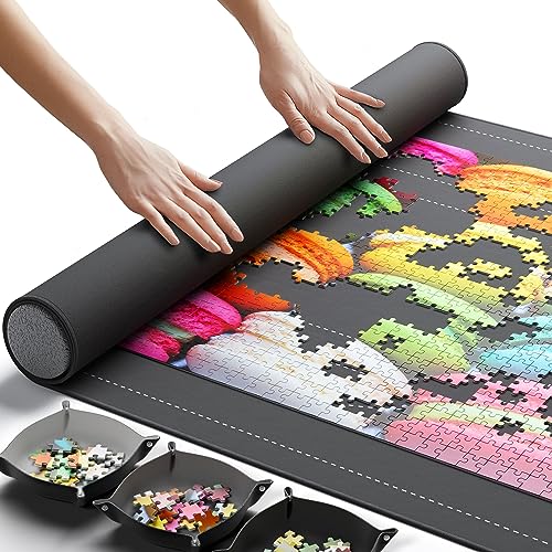 Jigsaw Puzzle Mat Roll Up 46” x 26”