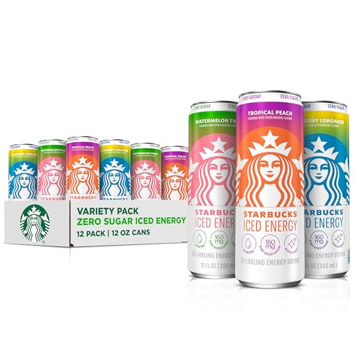 Starbucks Iced Energy Drink, 3 Flavor Variety Pack