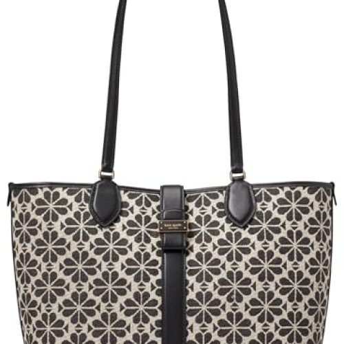 kate spade new york Spade Flower Jacquard Tote, Sand Multi