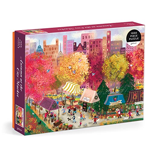 Galison Autumn at The City Market – 1000 Piece Puzzle