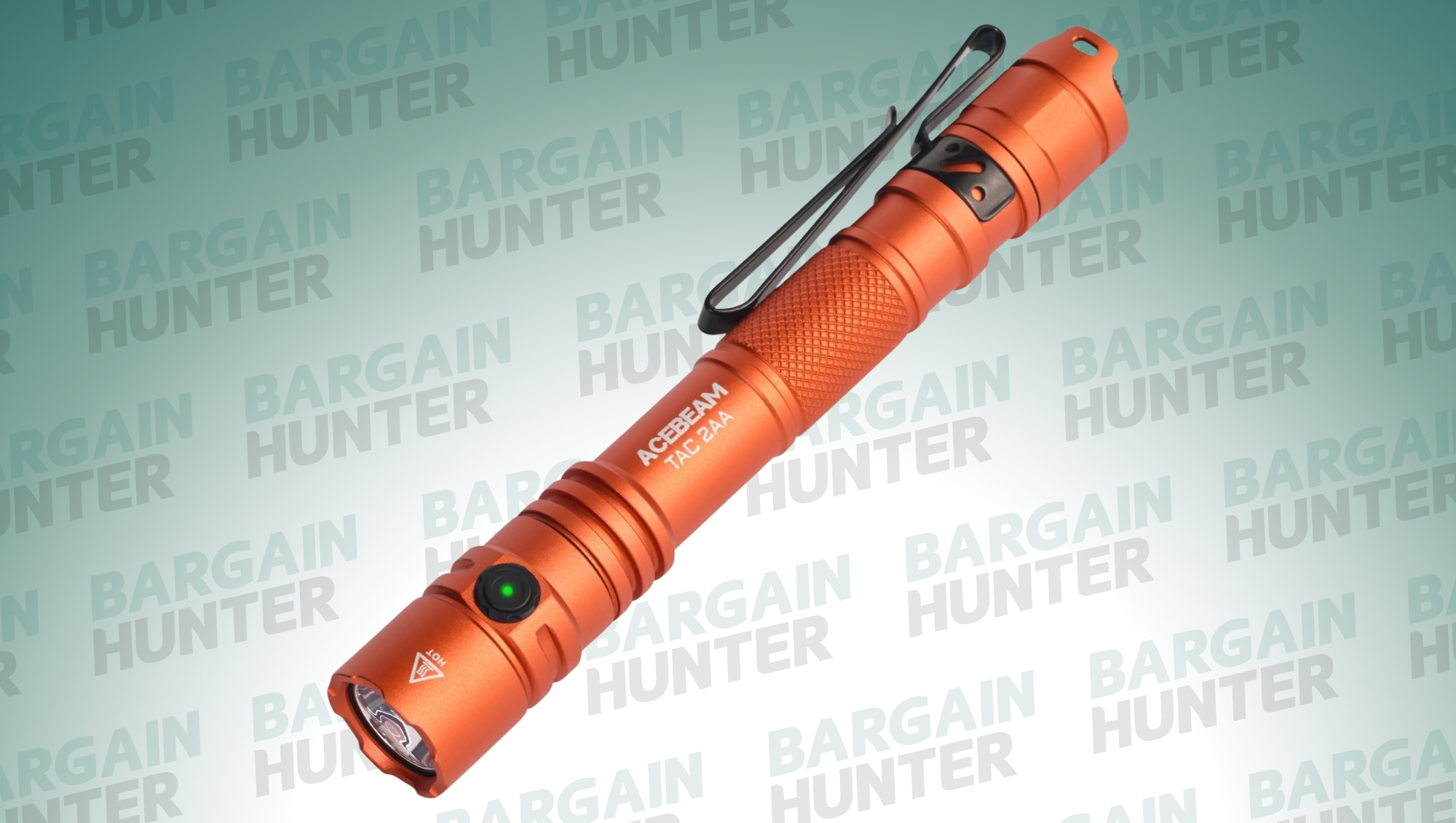 AceBeam TAC 2AA EDC Tactical Flashlight on sale for 50% off