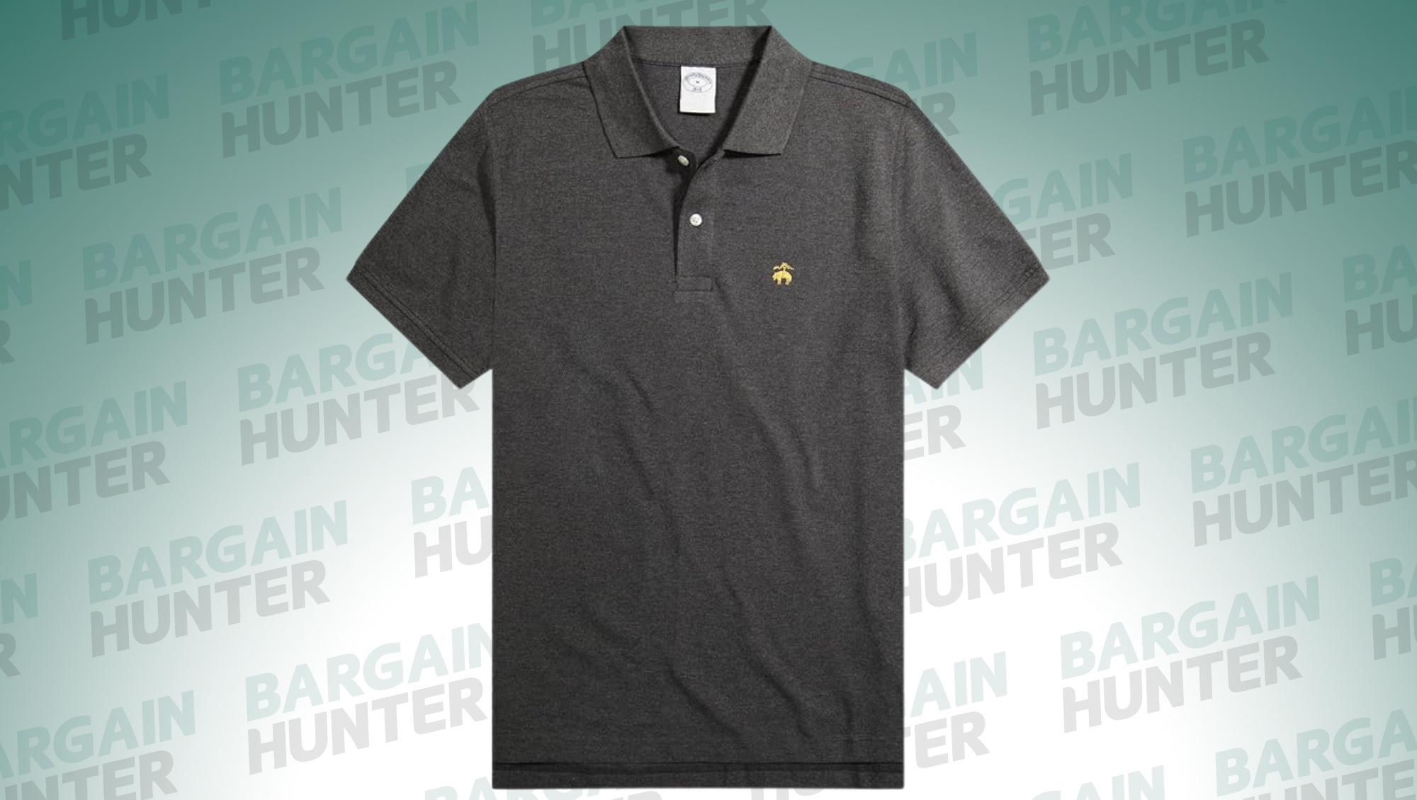 Brooks Brothers Men’s Cotton Pique Polo in Charcoal