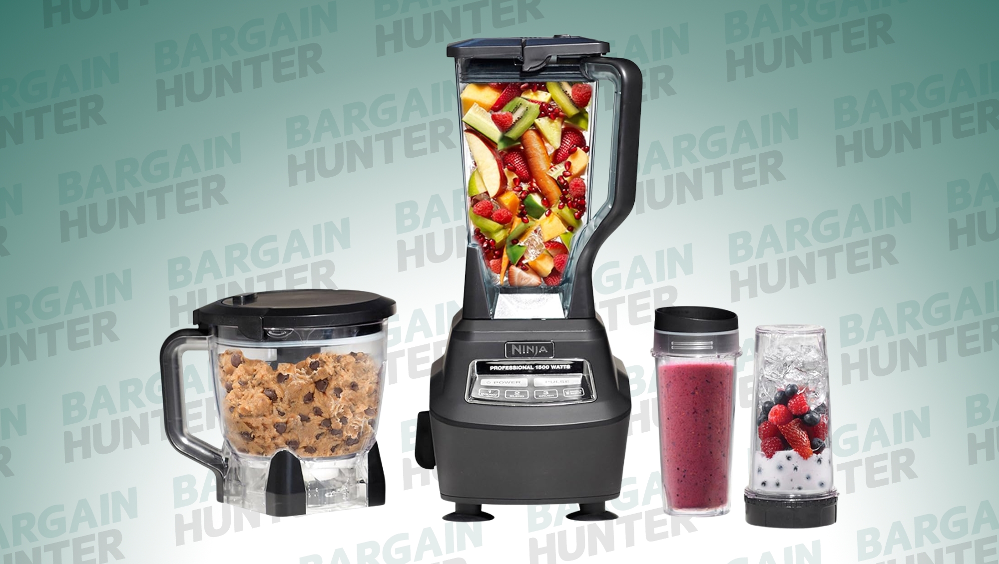Ninja Mega Kitchen System blender and food processor combo with accessories
