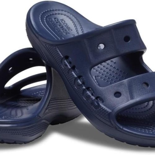 Crocs Men’s & Women’s Baya Two-Strap Slide Sandals,