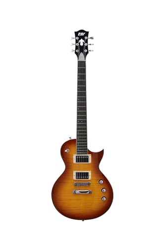 IYV 6 String IYV-ILP-400 Solid Body Electric Guitar Cherry Sunburst, Right, (ILP-400)