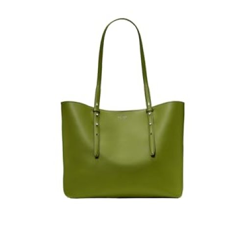kate spade new york Do It All Fine Grain Leather Large Tote, Jungle Vine