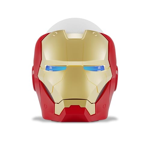 Echo Bundle: Echo Dot (5th Gen, 2022 release) | Marvel Iron Man Stand