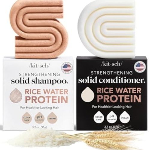 Kitsch Rice Water Shampoo & Conditioner Set