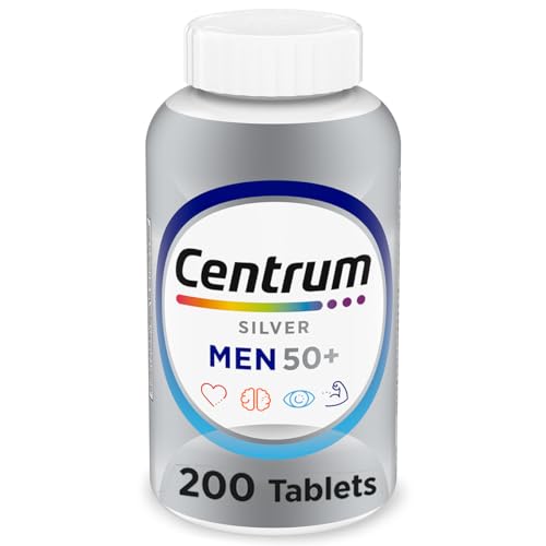 Centrum Silver Men’s 50+ Multivitamin – 200 Tablets