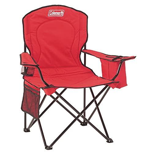 Coleman Portable Camping Chair with 4-Can Cooler