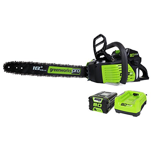 Greenworks 80V 18″ Brushless Cordless Chainsaw