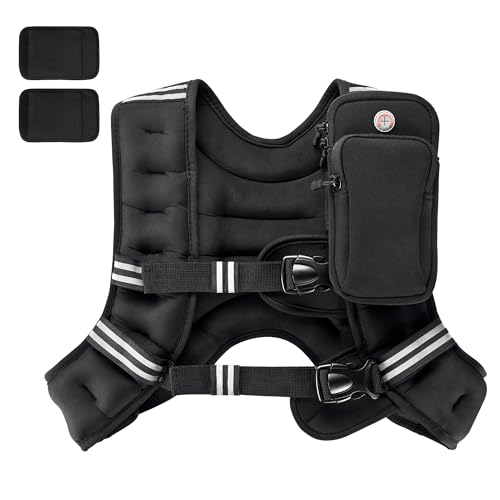 Weighted Vest with Reflective Stripe for Men, Women