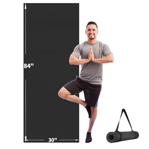 CAMBIVO Yoga Mat for Women and Men, Extra Long and Wide Exercise Mat