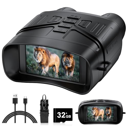 Night Vision Goggles – 4K Night Vision Binoculars with 5000mAh Rechargeable Battery