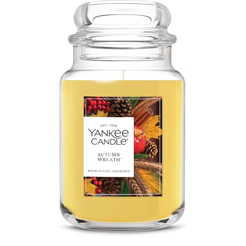 Yankee Candle Autumn Wreath, Fall Scented Candle