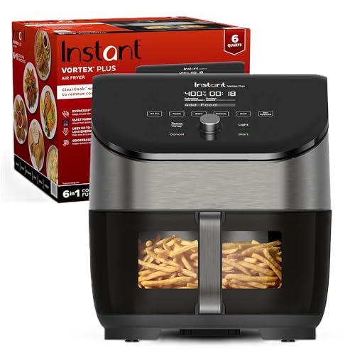 Instant Pot Vortex Plus 6QT Air Fryer with Odor Erase Technology