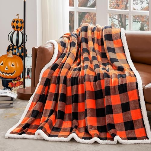 Touchat Halloween Blanket Twin Size 60″ X 70″