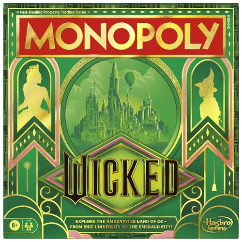 Monopoly Wicked Edition Board Game | 30 Mins. | Family Games for Kids, Teens and Adults