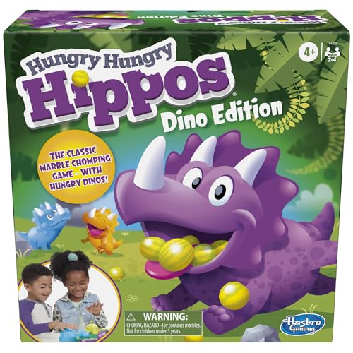 Hasbro Gaming Hungry Hungry Hippos Dino Edition
