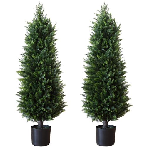 Artificial Cedar Topiary Tree, for Indoor & Outdoor Decoration
