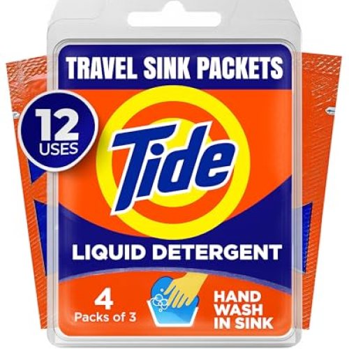 Tide Travel Sink Packets – 4 Packs of 3