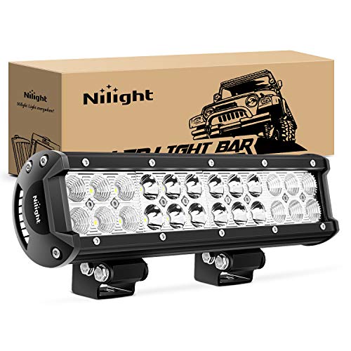 Nilight 12-Inch Spot Flood Combo Led Light Bar