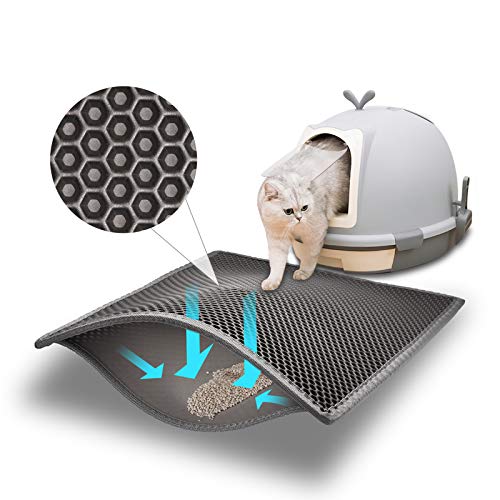Pieviev Cat Litter Mat Double Layer Waterproof Mat