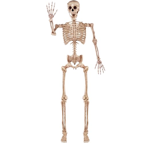 Joyin 5.6-ft. Halloween Posable Life Size Skeleton