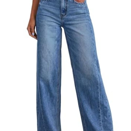 PRETTYGARDEN Wide Leg Jeans for Women