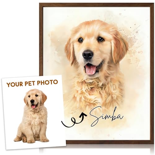 Custom Pet Watercolor Portrait