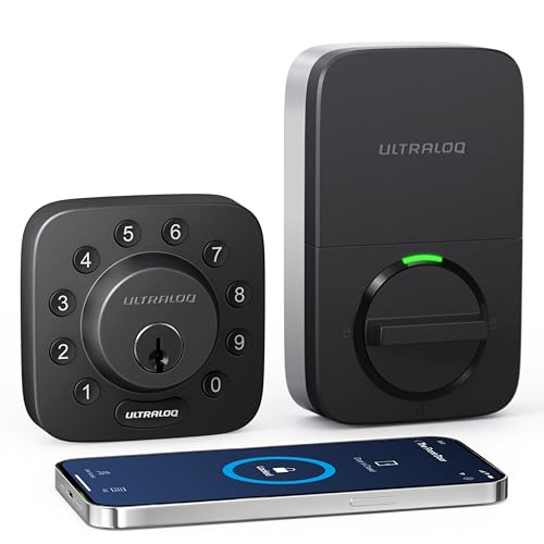 ULTRALOQ U-Bolt Smart Lock, 5-in-1 Keyless Entry Door Lock with App Control