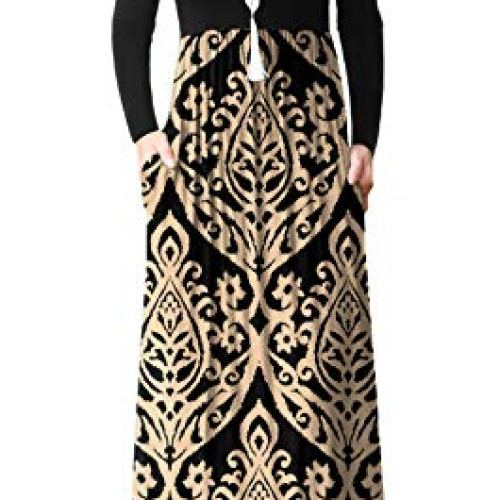 Grecerelle Loose Floral Maxi Dress
