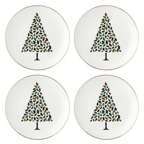 Kate Spade Evergreen 4-Piece Accent Plates